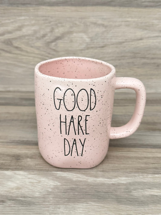 Rae Dunn Good Hare Day Speckled Mug