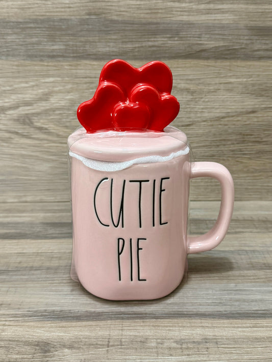 Rae Dunn Cutie Pie Mug with Topper