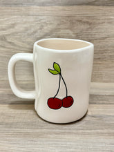 Load image into Gallery viewer, Rae Dunn Cherry On Top Double Sided Mug

