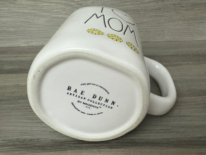 Rae Dunn I Love Mom with Flowers Mug