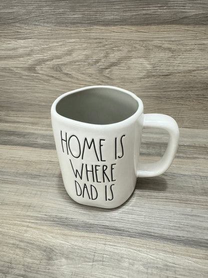 Rae Dunn Home is Where Dad Is Mug