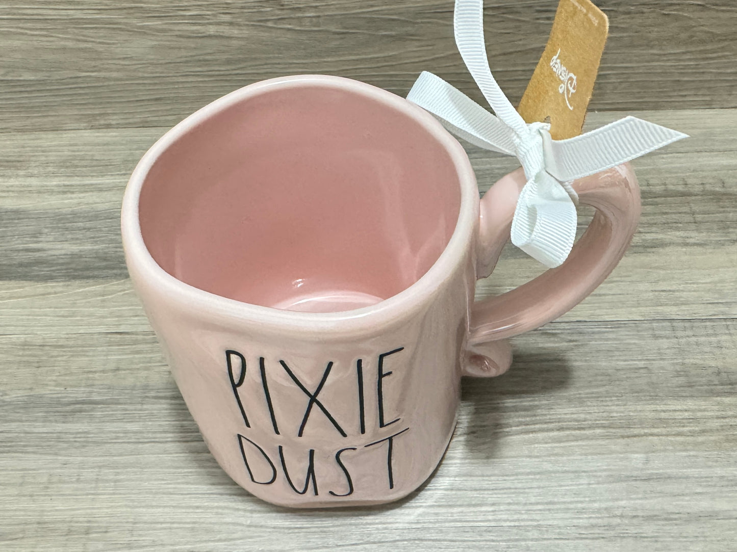 Rae Dunn Pixie Dust Double Sided Mug Wing Handle