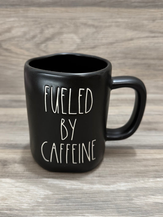 Rae Dunn Fueled By Caffeine Mug