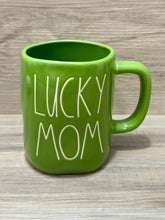 Load image into Gallery viewer, Rae Dunn Lucky Mom Green Mug

