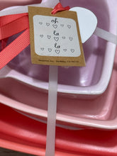 Load image into Gallery viewer, Rae Dunn Oh La La Kitchen Heart Baking / Serving Dish Set
