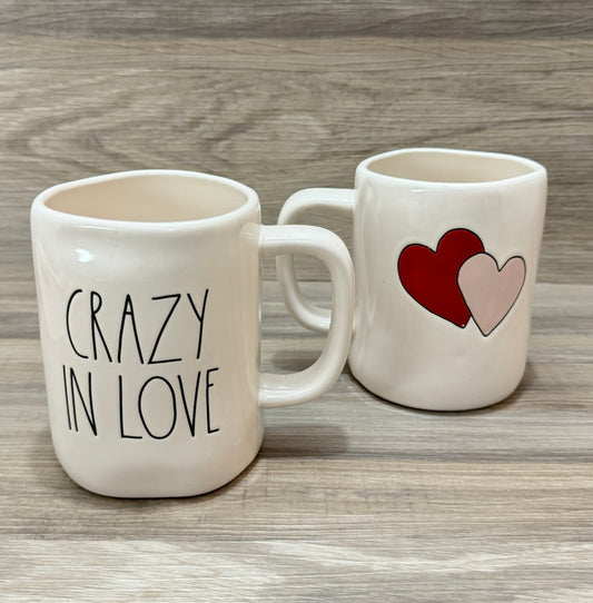 Rae Dunn Crazy in Love Double Sided Mug