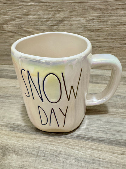 Rae Dunn Iridescent Snow Day Mug