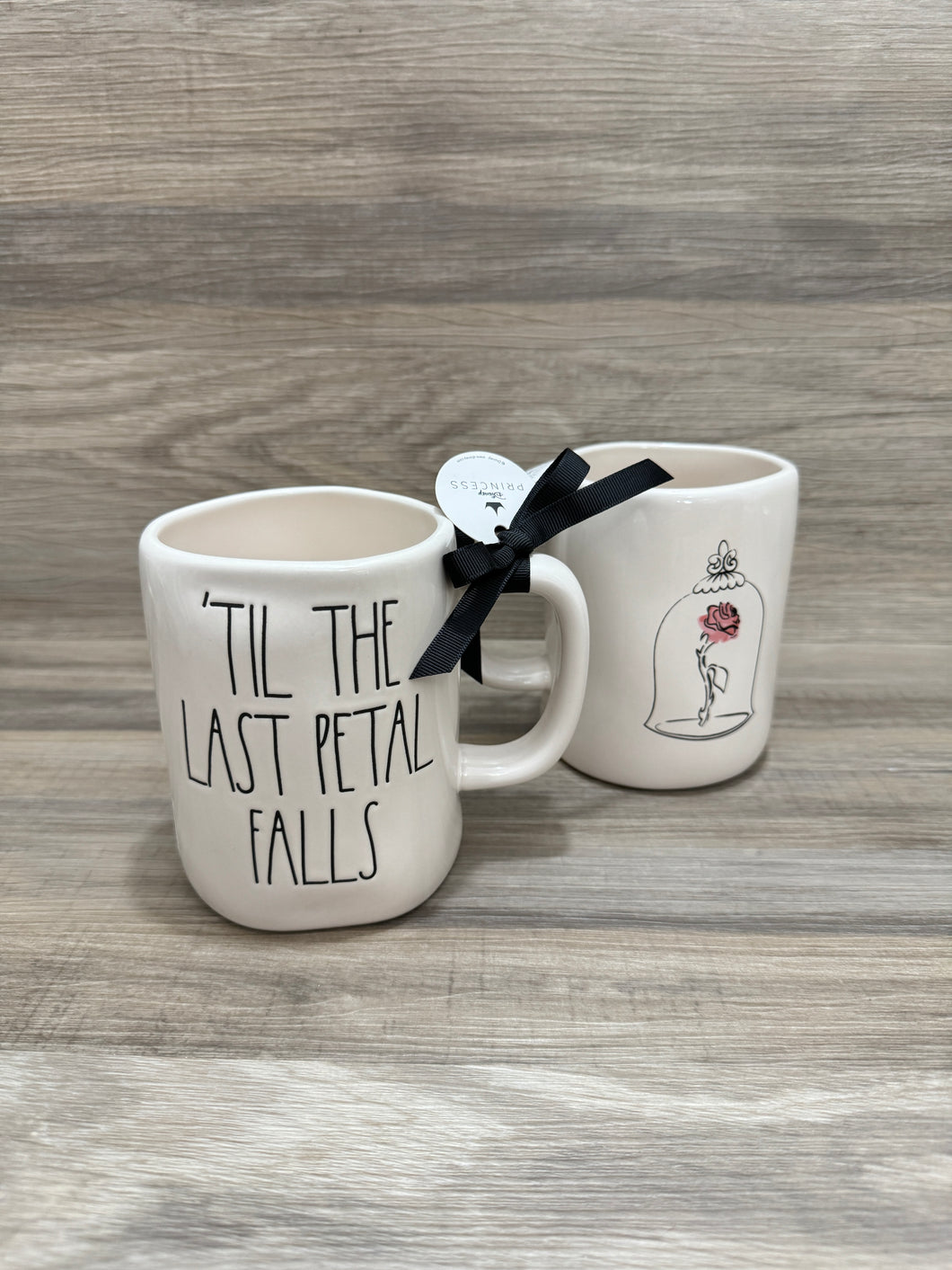 Rae Dunn ‘ Til The Last Petal Falls Beauty Disney Mug