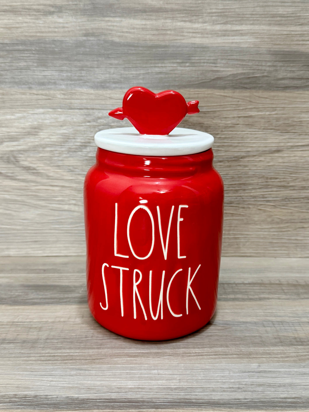 Rae Dunn Love Struck Figural Small/ Baby Canister