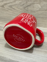 Load image into Gallery viewer, Rae Dunn Let Freedom Ring Red Mug
