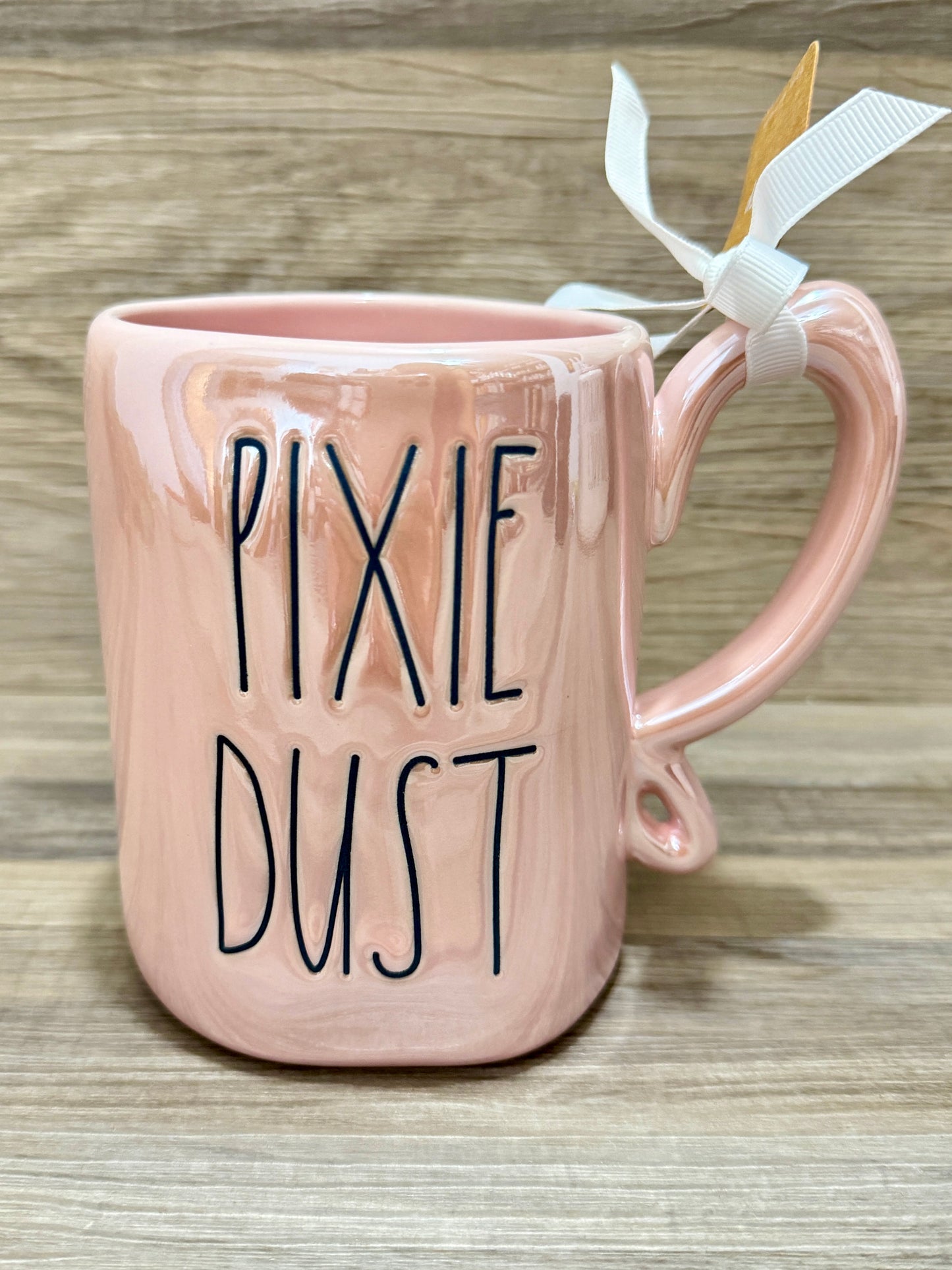 Rae Dunn Pixie Dust Double Sided Mug Wing Handle