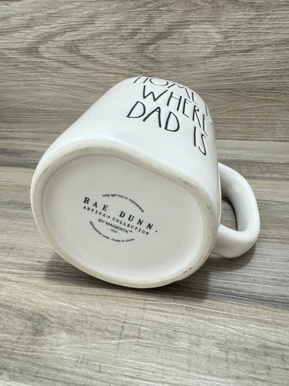Rae Dunn Home is Where Dad Is Mug