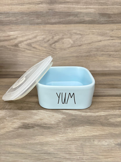 Rae Dunn Yum Container with Lid