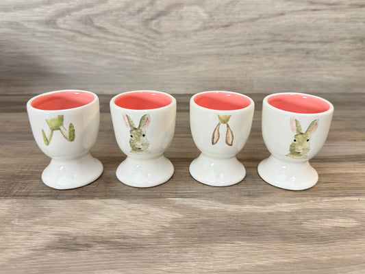 Rae Dunn Set of 4 Egg Holders - Bunny