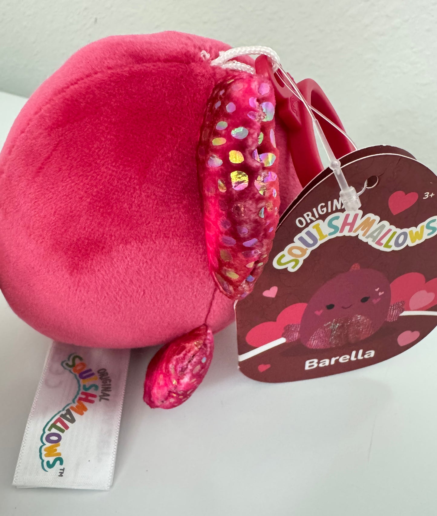 3.5” Squishmallow Clip-On - Barella The Beta Fish