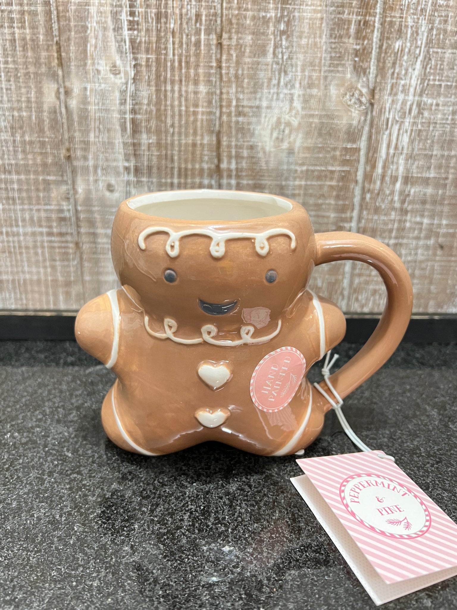 Angry Gingerbread Man Molded Coffee Mug - 13.5 oz. - Spencer's