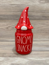 Load image into Gallery viewer, Rae Dunn Gnome Snacks Canister
