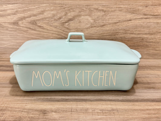 Rae Dunn Mom’s Kitchen Rectangle Baking Dish with Lid