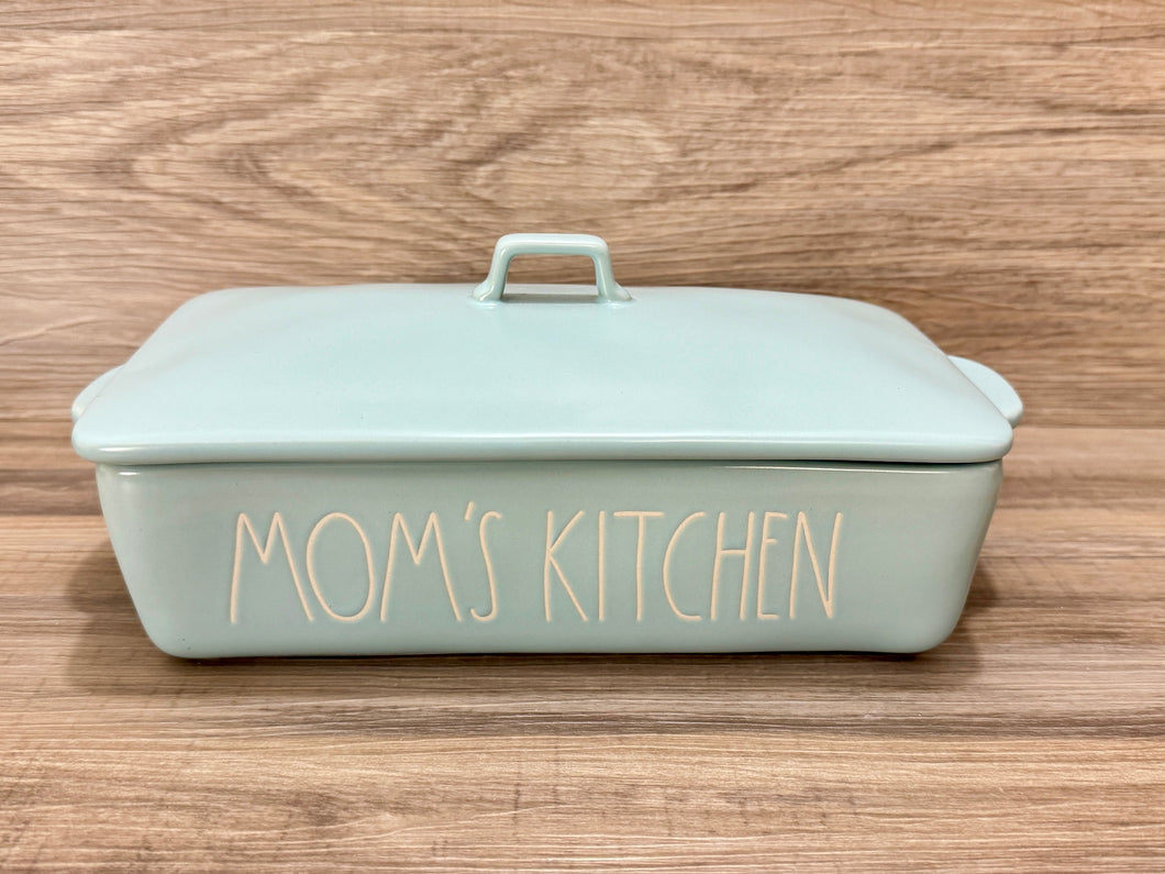 Rae Dunn Mom’s Kitchen Rectangle Baking Dish with Lid