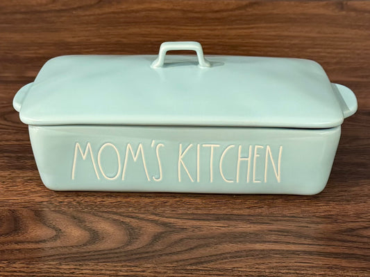 Rae Dunn Mom’s Kitchen Casserole/ Baker - Small - Blue