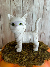 Load image into Gallery viewer, Mummy Kitty Cat Figurine
