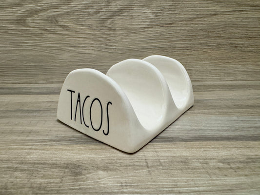 Rae Dunn TACOS Taco Holder