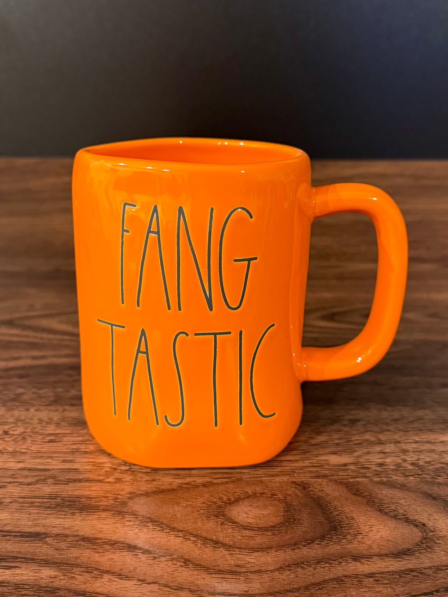 Rae Dunn Fangtastic Orange Mug