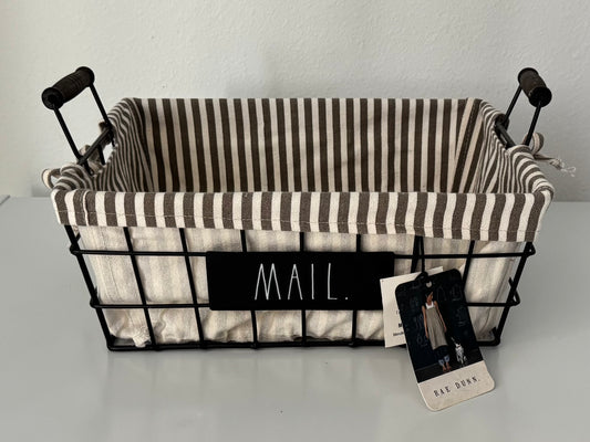 Rae Dunn Mail Basket
