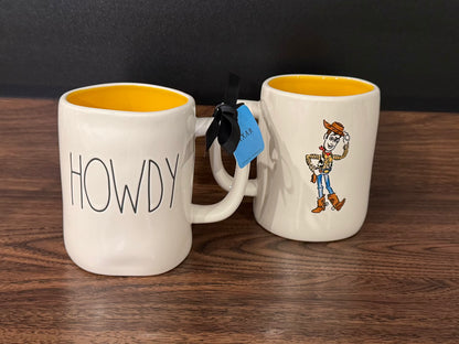 Rae Dunn/ Disney/ Toy Story Double Sided Mug - Howdy