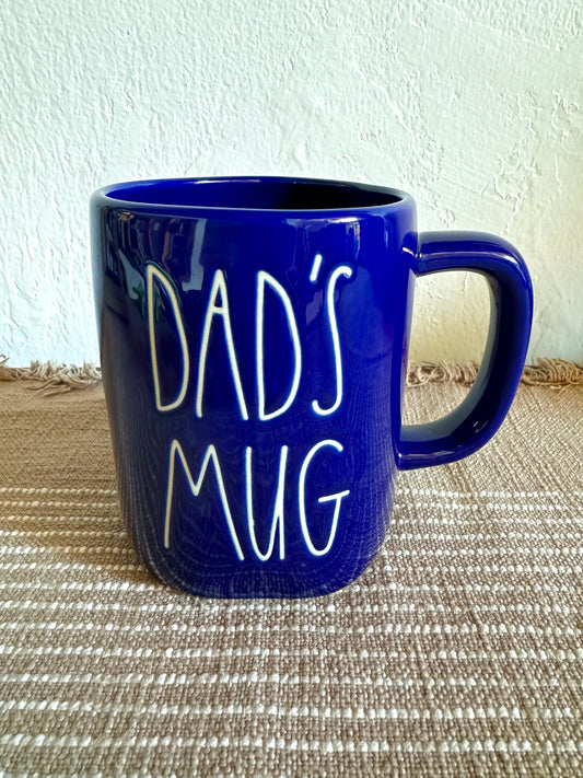 Rae Dunn Dad’s Mug Royal Blue Mug