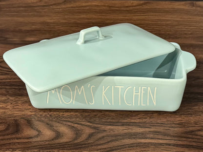 Rae Dunn Mom’s Kitchen Casserole/ Baker - Small - Blue