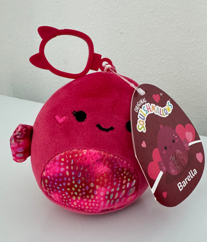 3.5” Squishmallow Clip-On - Barella The Beta Fish