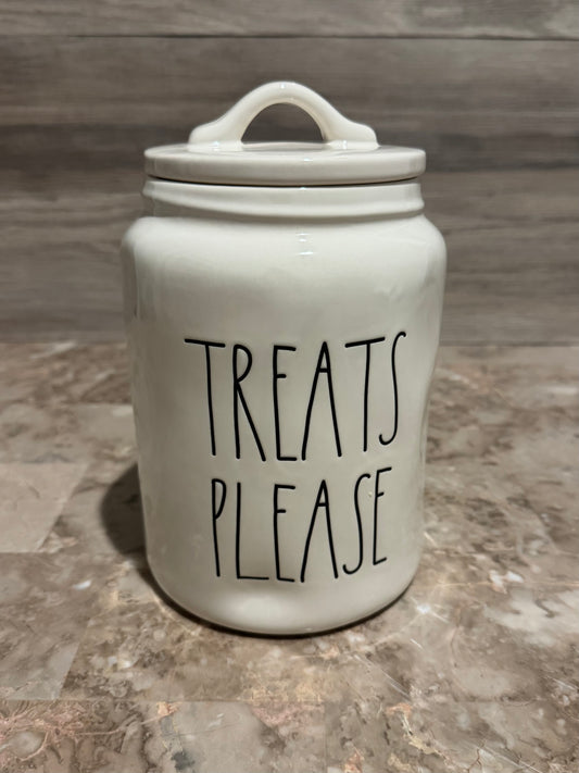Rae Dunn Treats Please LL Canister