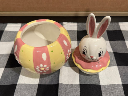 Johanna Parker Bunny Figural Canister