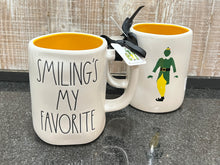 Load image into Gallery viewer, Rae Dunn Double Sided Elf Mug - Smiling’s My Favorite
