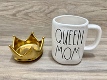 Load image into Gallery viewer, Rae Dunn Queen Mom Mug with Crown Topper
