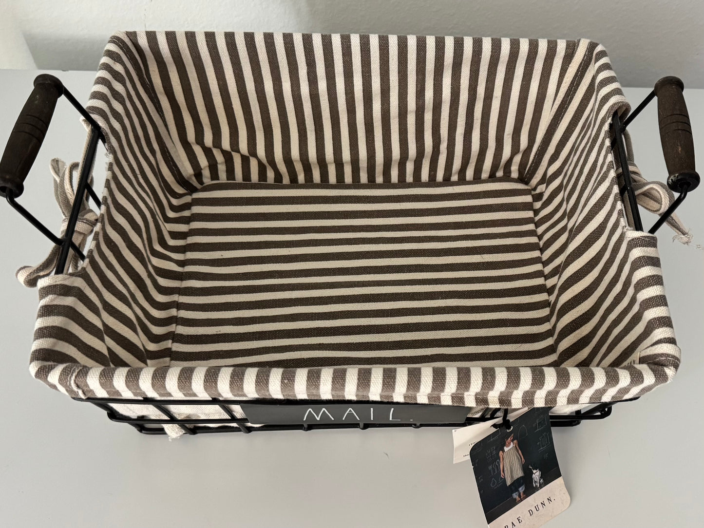 Rae Dunn Mail Basket