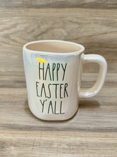 Load image into Gallery viewer, Rae Dunn Iridescent Happy Easter Y’all Mug
