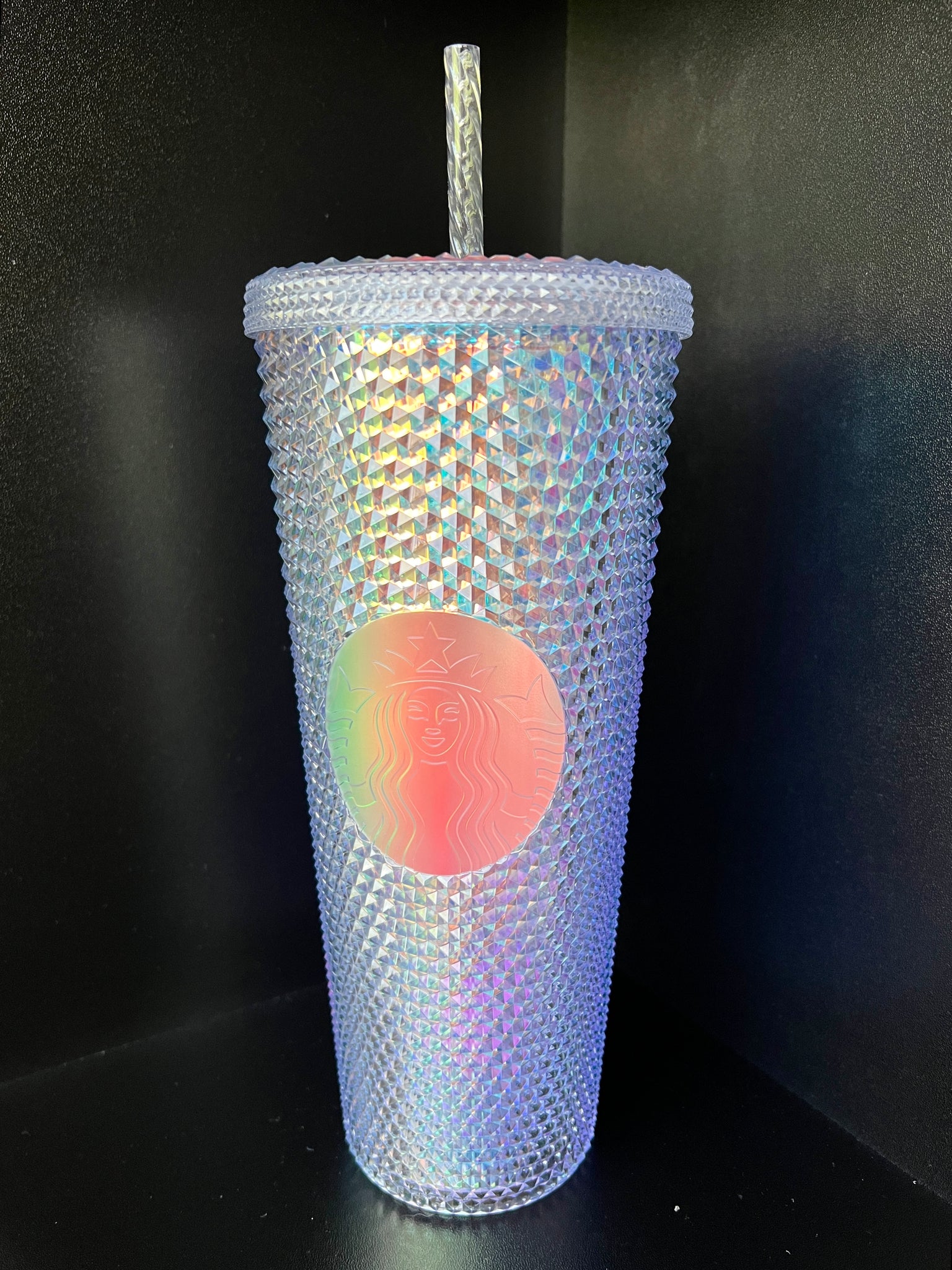 NWT Starbucks Unicorn Tumbler Spiky Iridescent 2018 shops 24 OZ