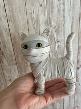 Load image into Gallery viewer, Mummy Kitty Cat Figurine
