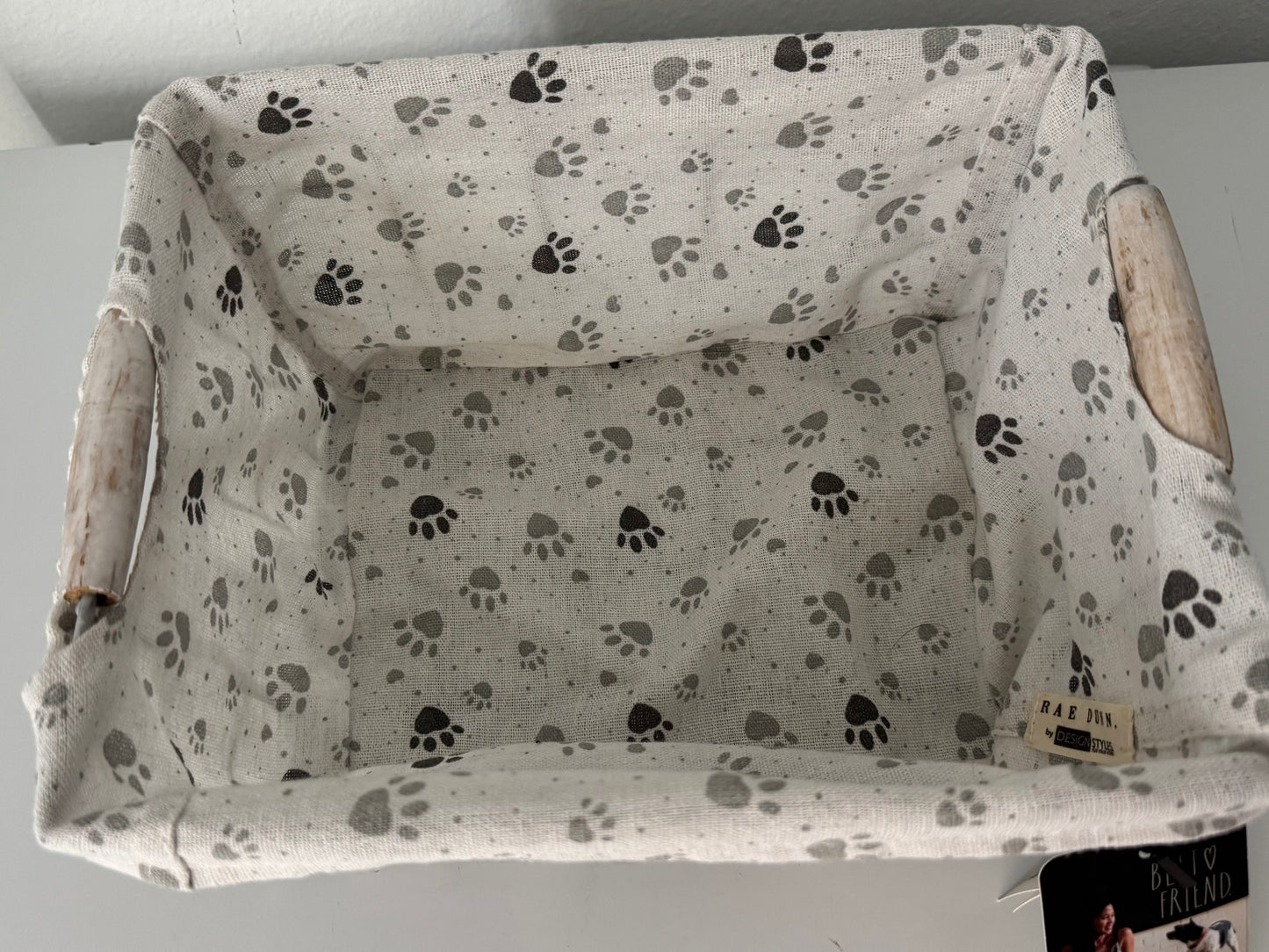 Rae Dunn Cat Stuff Small Basket