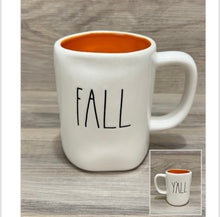 Load image into Gallery viewer, Rae Dunn Fall Y’all Double Sided Mug
