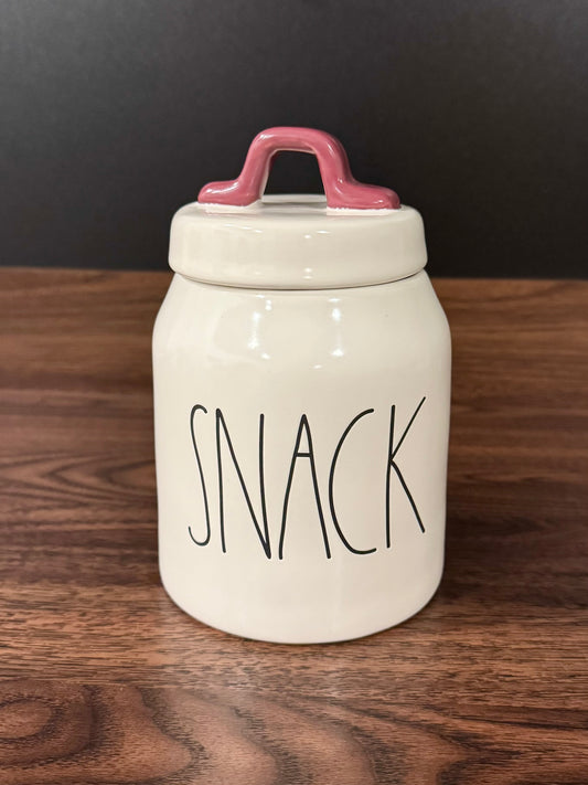 Rae Dunn Snack Small Canister