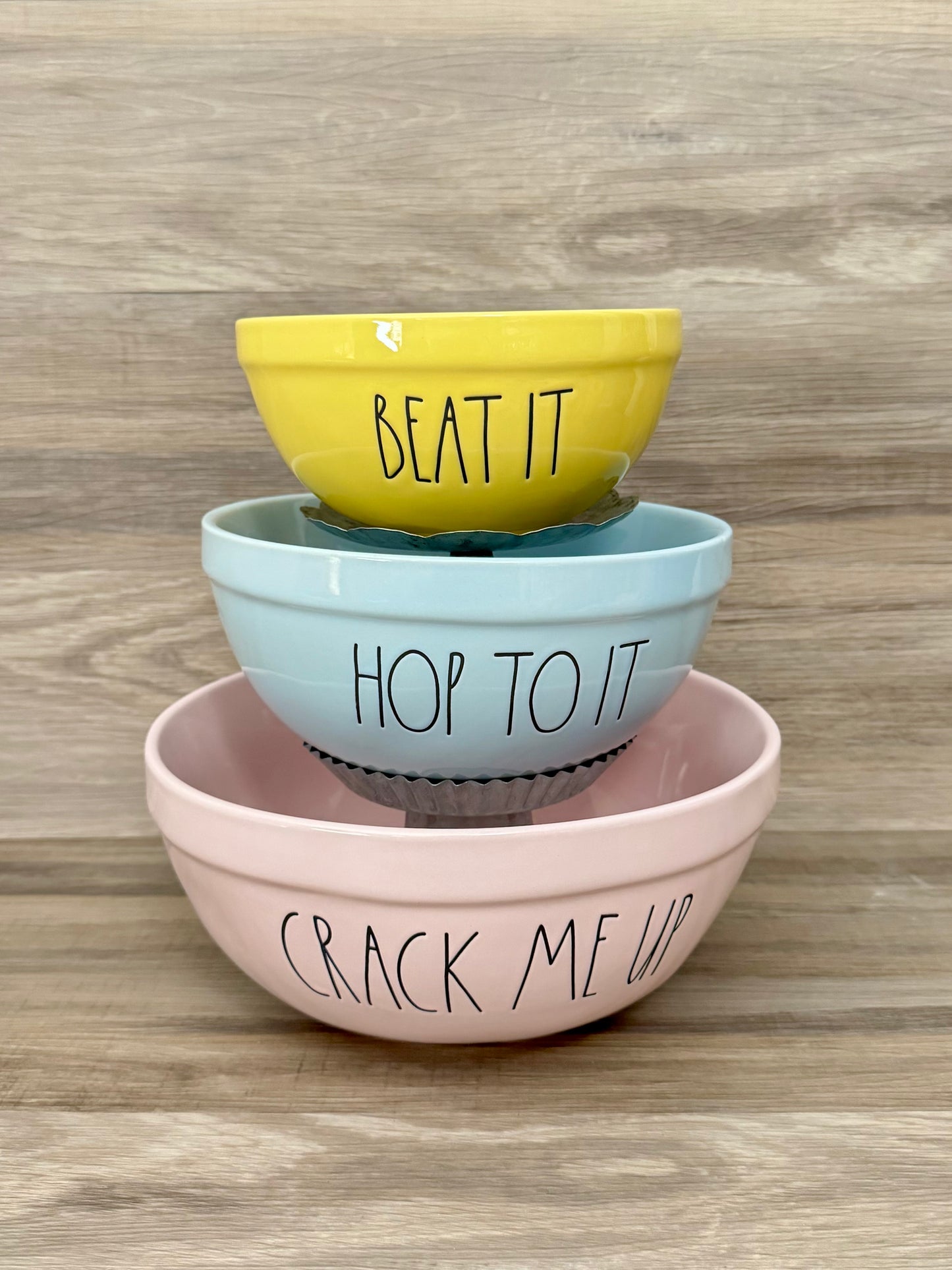 Rae Dunn Easter Mixing Bowls