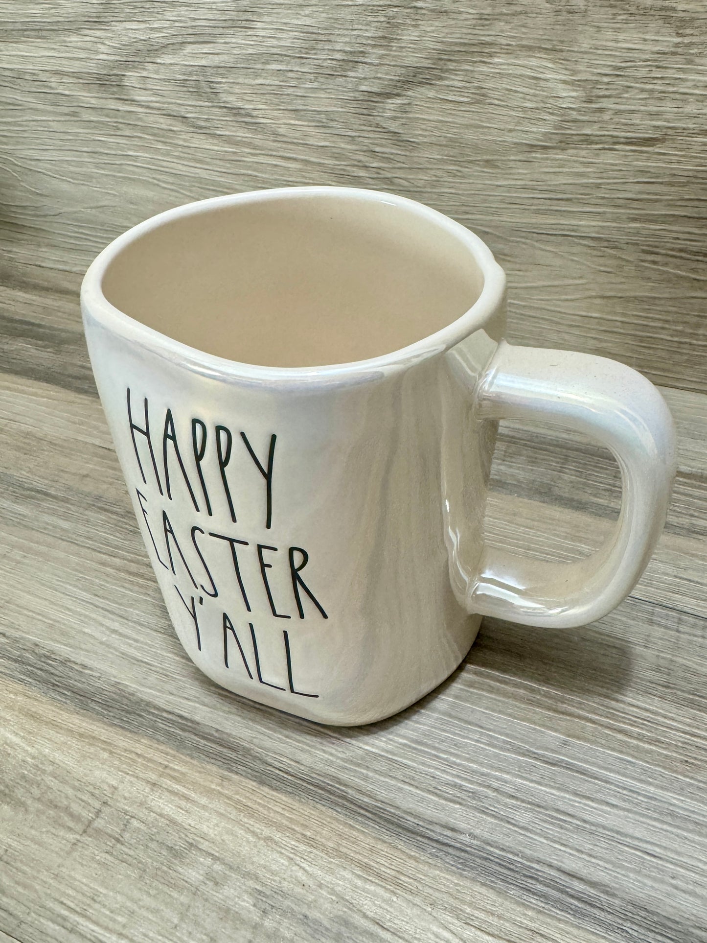 Rae Dunn Iridescent Happy Easter Y’all Mug