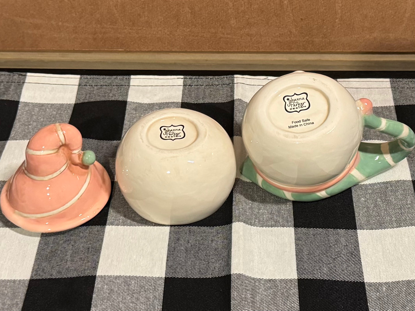 Johanna Parker Cream and Sugar Bowl