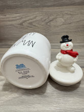 Load image into Gallery viewer, Rae Dunn Frosty The Snowman Canister with Figural Lid
