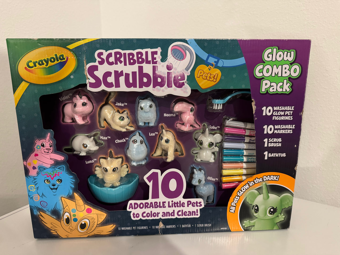 Crayola Scribble Scrubbie - Glow in the Dark - Pets