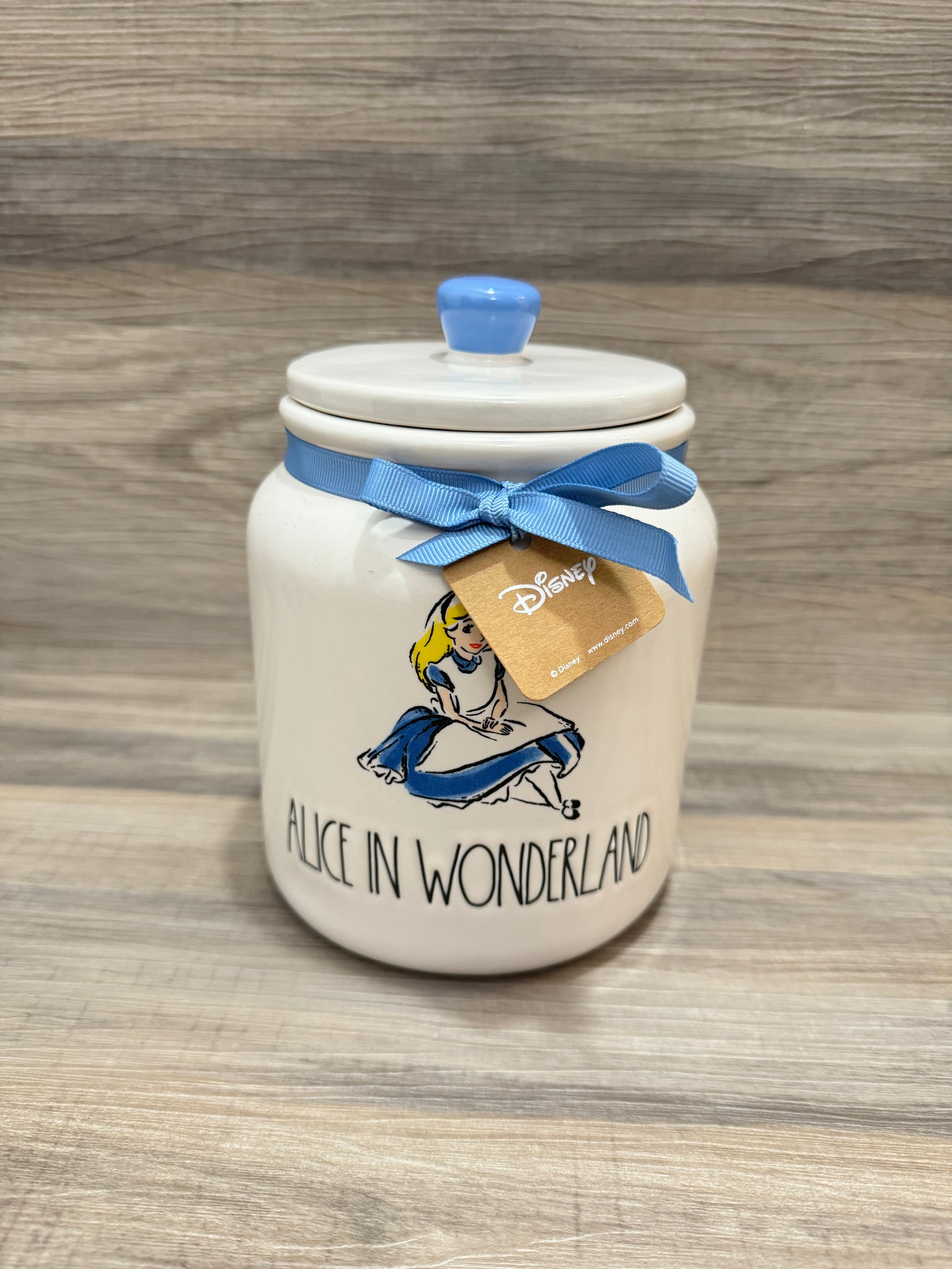 Cheapest Rae Dunn alice in wonderland canisters