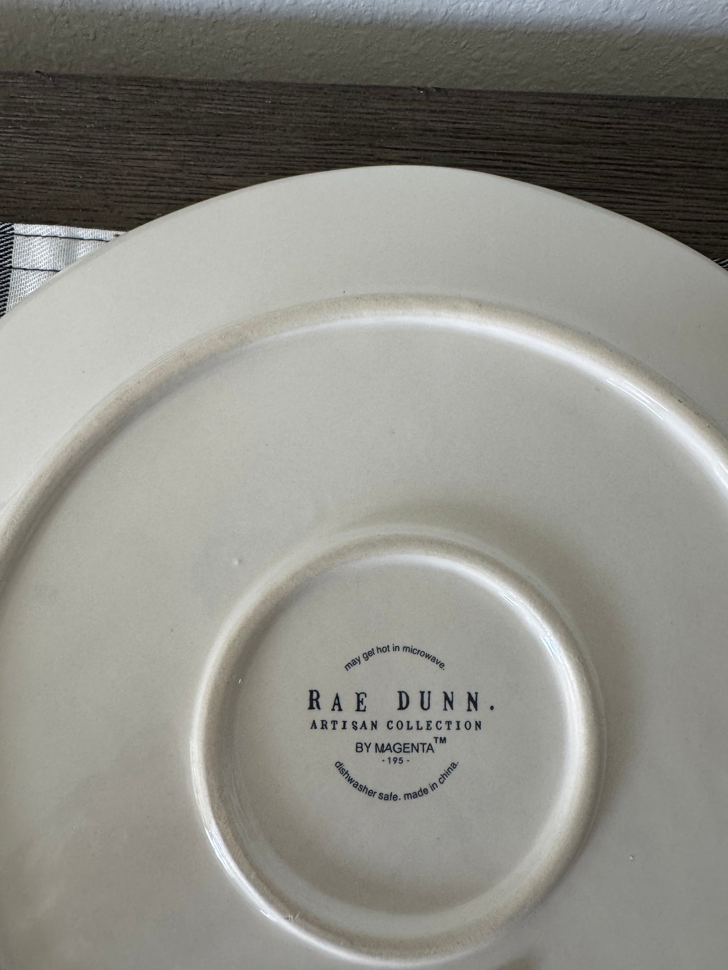 Rae Dunn 11” Plate - The Giving Plate